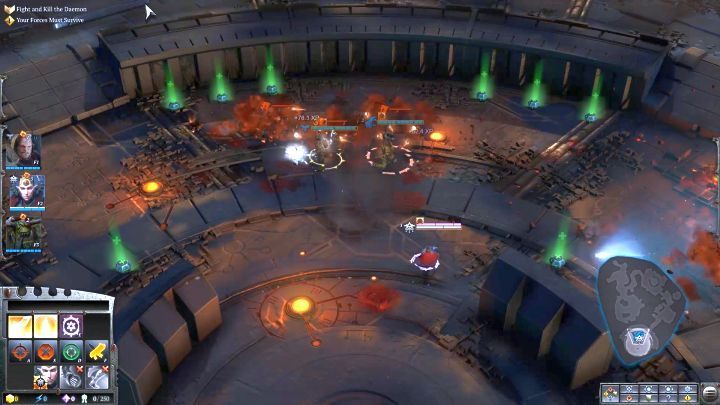 First, you have to fight with a large group of enemy units. - Mission 17 - The Wayfarers - Dawn of War 3 Walkthrough - Campaign Walkthrough - Warhammer 40,000: Dawn of War III Game Guide