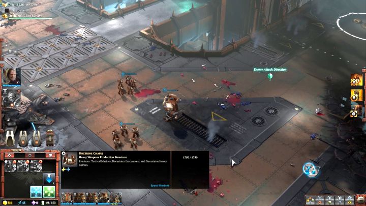 Split up your forces accordingly, in order to deal with the enemy forces. - Mission 4 In Defense of Loyalty - Warhammer Dawn of War 3 Walkthrough - Campaign Walkthrough - Warhammer 40,000: Dawn of War III Game Guide