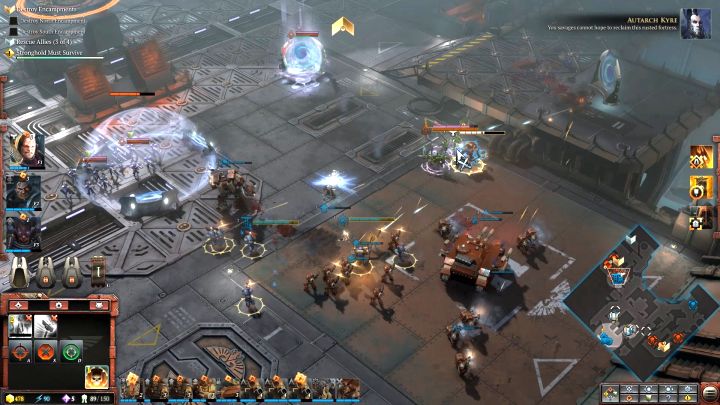 Concentrate fire on the enemy Striking Scorpions, the Eldar elite unit. - Mission 4 In Defense of Loyalty - Warhammer Dawn of War 3 Walkthrough - Campaign Walkthrough - Warhammer 40,000: Dawn of War III Game Guide