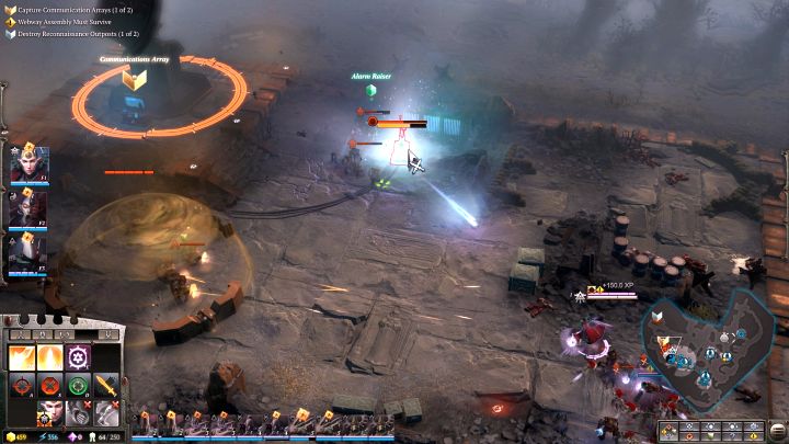 This alarm raiser is quite difficult to access. - Mission 6 A Dangerous Proposal - Warhammer Dawn of War 3 Walkthrough - Campaign Walkthrough - Warhammer 40,000: Dawn of War III Game Guide