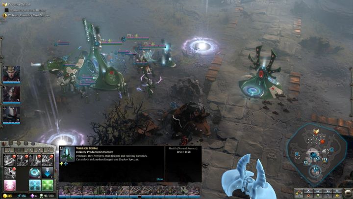 The ability to relocate buildings is a mechanic available only to the Eldar. - Mission 6 A Dangerous Proposal - Warhammer Dawn of War 3 Walkthrough - Campaign Walkthrough - Warhammer 40,000: Dawn of War III Game Guide