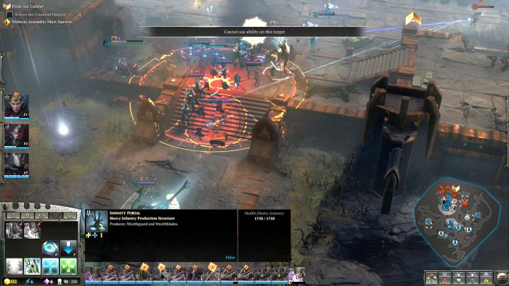 The artillery strike will commence as soon as you enter the enemy base. - Mission 6 A Dangerous Proposal - Warhammer Dawn of War 3 Walkthrough - Campaign Walkthrough - Warhammer 40,000: Dawn of War III Game Guide