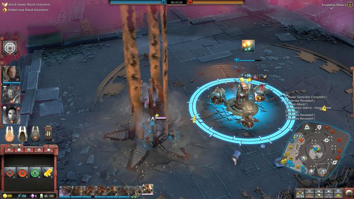 Orbital Relays are used to drop Space Marines troops to any place on the battlefield. - Space Marines - faction characteristic - Space Marines - Warhammer 40,000: Dawn of War III Game Guide