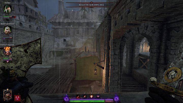 Then, you have to jump on another roof - Tomes in Act II | Warhammer Vermintide 2 - Tomes - Warhammer Vermintide 2 Game Guide