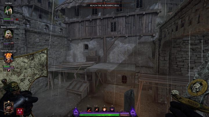 Then, you have to jump on the platform presented above - the second tome is here - Tomes in Act II | Warhammer Vermintide 2 - Tomes - Warhammer Vermintide 2 Game Guide