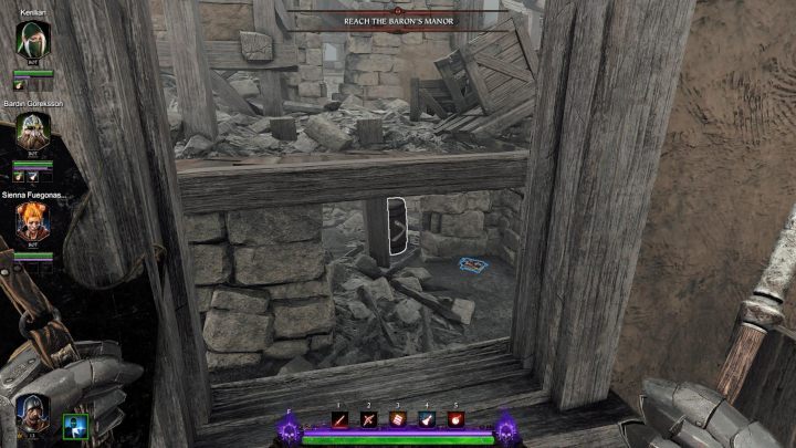 You will see the grimoire through the window, but it is impossible to take it away from here - Grimoires in Act III | Warhammer Vermintide 2 - Grimoires - Warhammer Vermintide 2 Game Guide