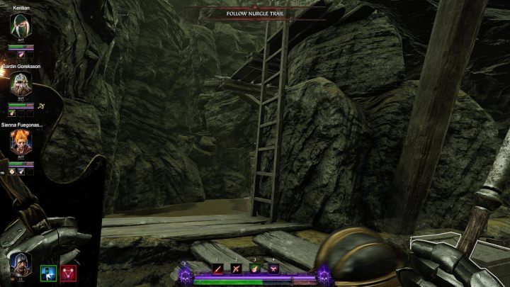 To get out of this place, use the ladder to the right of the chest - Grimoires in Act III | Warhammer Vermintide 2 - Grimoires - Warhammer Vermintide 2 Game Guide