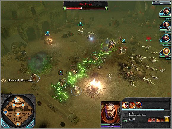 The scorched, glowing earth explodes after few seconds - Campaign - Assassinations - Campaign - Warhammer 40,000: Dawn of War II - Game Guide and Walkthrough