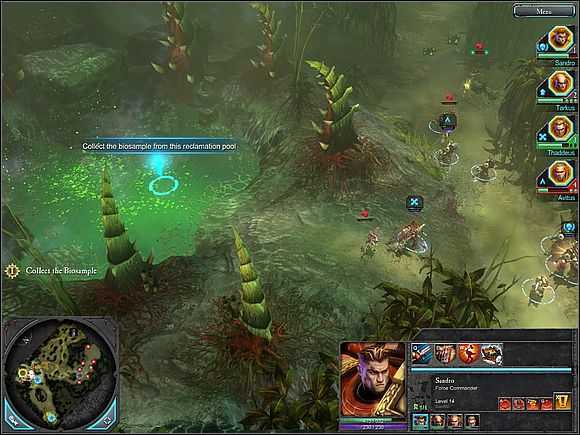 Toxins - your objective during the mission - Main storyline - Into the Hive - Main storyline - Warhammer 40,000: Dawn of War II - Game Guide and Walkthrough