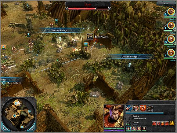 After youll strip Lictor of hiding places killing him should take a few seconds - Main storyline - Remains of the Dark Age - Main storyline - Warhammer 40,000: Dawn of War II - Game Guide and Walkthrough