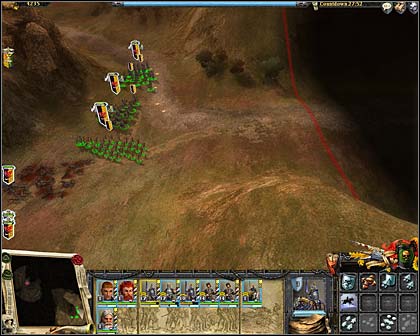 Skaven camp... was here... - Mission 1: Priest needs a rescue - Imperial campaign: Act III - Warhammer: Mark of Chaos - Game Guide and Walkthrough