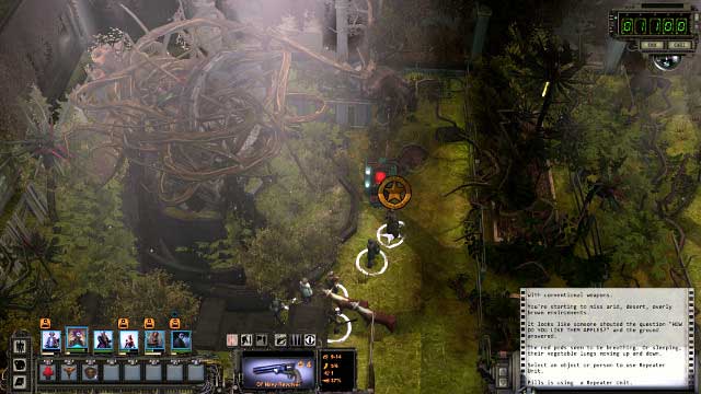 Open the inventory and place the Repeater Unit in the quick bar - Main quest - Mount the Repeater Unit / deactivate the irrigation system | Ag center - quests - Ag center - quests - Wasteland 2 Game Guide & Walkthrough