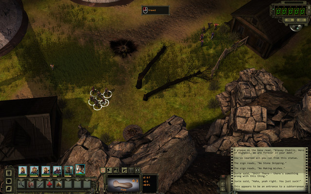 The entrance to the tunnel - you discover it after you approach the manhole - Miscellaneous | Highpool - quests - Highpool - quests - Wasteland 2 Game Guide & Walkthrough