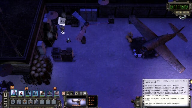 Binh is in the armchair in the middle and she is the Tinkers main argument - Mount the Repeater Unit and Tinker | Damonta - quests - Damonta - quests - Wasteland 2 Game Guide & Walkthrough