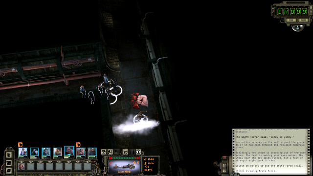 Use the Brute Force skill to extinguish the steam - Help Johnathan Gitlin prove his innocence | Angel Oracle - quests - Angel Oracle - quests - Wasteland 2 Game Guide & Walkthrough