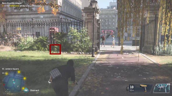 A fragment of the DedSec bracelet is on the roof of the building - Watch Dogs Legion: Relics - City of Westminster map, locations - City of Westminster - Watch Dogs Legion Guide