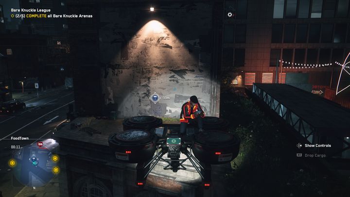 Paste-Up is located nearby at the entrance to the bar in the Foodtown district - Watch Dogs Legion: Paste Up - Islington & Hackney map, locations - Islington & Hackney - Watch Dogs Legion Guide