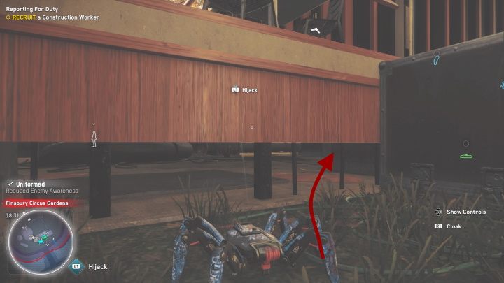 The tech point is hidden at the bottom of the complex - on a table below the stairs - Watch Dogs Legion: Tech Points - City of London map, locations - City of London - Watch Dogs Legion Guide