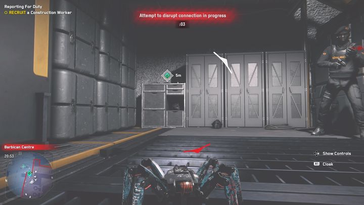 The tech point can be found on the balcony - Watch Dogs Legion: Tech Points - City of London map, locations - City of London - Watch Dogs Legion Guide