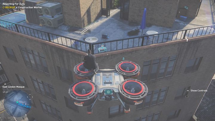 Part of the Scooter Headlamp is located in the alcove between the front and the main part of the building - Watch Dogs Legion: Relics - Tower Hamlets map, locations - Tower Hamlets - Watch Dogs Legion Guide