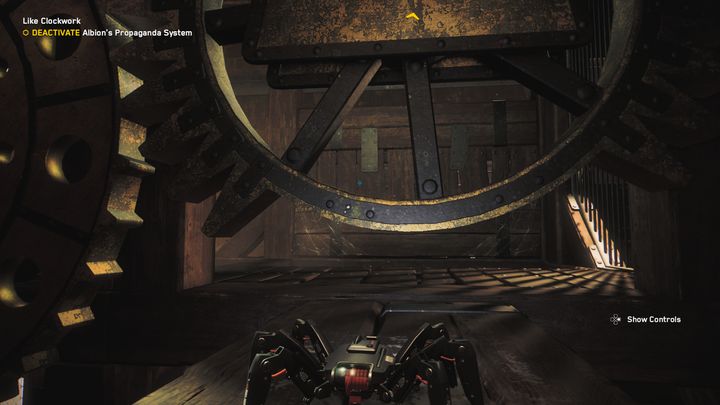 Then you will have to move your spider-bot to the top of the tower - Watch Dogs Legion: Like Clockwork - walkthrough - Side missions - Watch Dogs Legion Guide