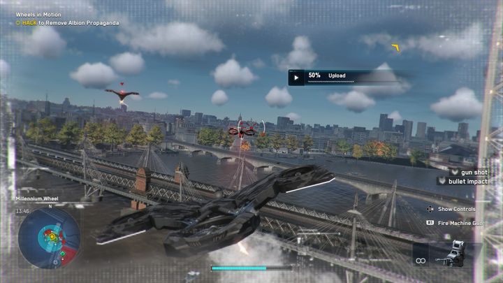 Hacking will take some time, so you will have to fight with the enemy drones until it's completed - Watch Dogs Legion: Wheels in Motion - walkthrough - Side missions - Watch Dogs Legion Guide