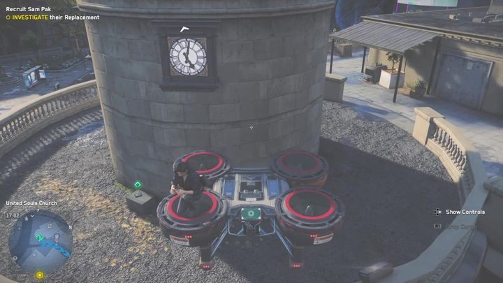 It is located on the roof of the building - Watch Dogs Legion: Tech Points - Camden map - Camden - Watch Dogs Legion Guide