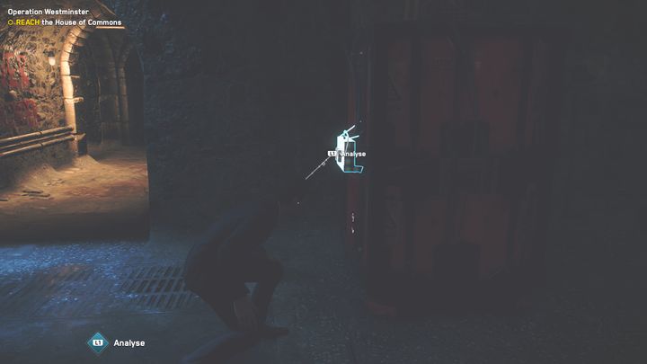 After activating the terminal, keep going until you find yourself in the bomb room - Watch Dogs Legion: Operation Westminister, prologue - walkthrough - Walkthrough - Watch Dogs Legion Guide