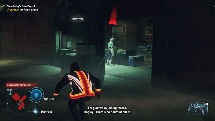 There is one enemy, knock him down or defeat him in melee combat - Watch Dogs Legion: Clan Kelleys New Export - walkthrough - Kelley Missions - Watch Dogs Legion Guide