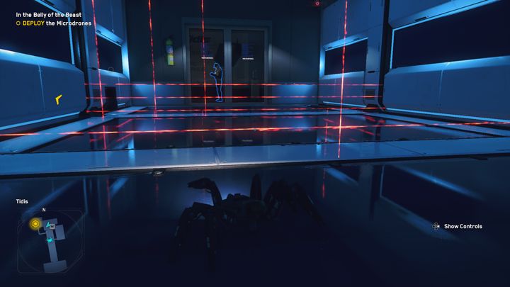 You'll find yourself in a room full of lasers - Watch Dogs Legion: In the Belly of the Beast - walkthrough - Albion Missions - Watch Dogs Legion Guide