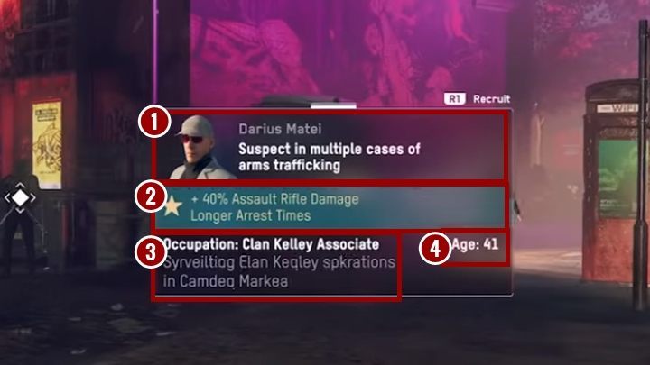 The first time you perform a scan, you will only get some basic info - Watch Dogs Legion: Character scan - what does it reveal? - FAQ - Watch Dogs Legion Guide