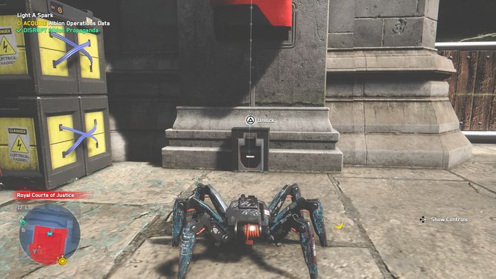 Spiderbot is a gadget that you can access at the very beginning of the game - Watch Dogs Legion: Beginners Guide & Tips - Basics - Watch Dogs Legion Guide