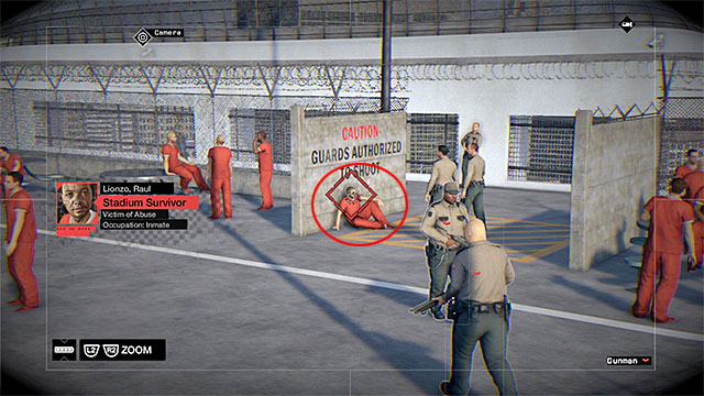 Switch onto the successive stationary cameras in the yard - Mission 9 (Dressed in Peels) | Main missions - Act I - Main missions - Act I - Watch Dogs Game Guide