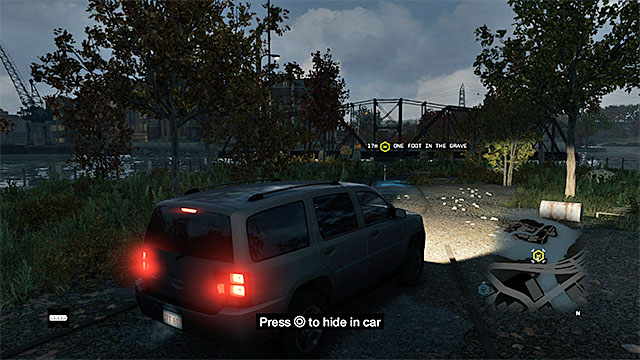 The missions starting point - Mission 4 (One Foot in the Grave) | Main missions - Act II - Main missions - Act II - Watch Dogs Game Guide