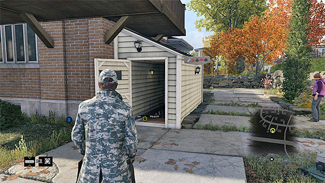 The stairs to the basement - Mission 4 (One Foot in the Grave) | Main missions - Act II - Main missions - Act II - Watch Dogs Game Guide