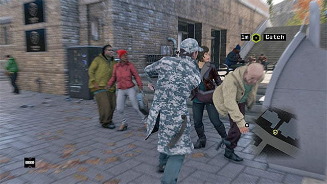 Catch up with Tobias and handle him to the ground - Mission 4 (One Foot in the Grave) | Main missions - Act II - Main missions - Act II - Watch Dogs Game Guide