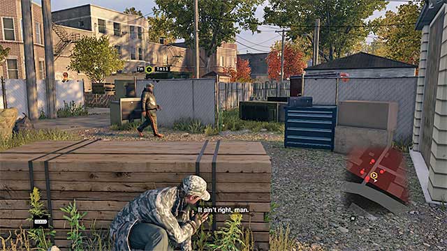 You need to walk into the red area - Mission 8 (Not a Job for Tyrone) | Main missions - Act II - Main missions - Act II - Watch Dogs Game Guide