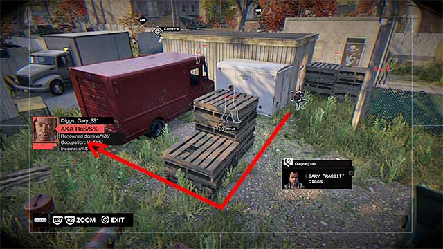 The suggested route for Rabbit - Mission 8 (Not a Job for Tyrone) | Main missions - Act II - Main missions - Act II - Watch Dogs Game Guide