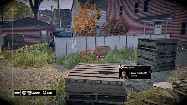 The suggested route for Rabbit - Mission 8 (Not a Job for Tyrone) | Main missions - Act II - Main missions - Act II - Watch Dogs Game Guide