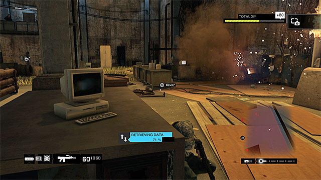 Get away from the spots where there land the enemy grenades - Mission 15 (Way Off the Grid) | Main missions - Act II - Main missions - Act II - Watch Dogs Game Guide