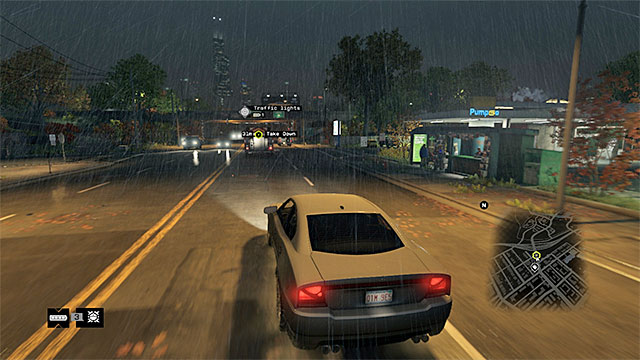 Remain within short distance of the firetruck - Mission 15 (Way Off the Grid) | Main missions - Act II - Main missions - Act II - Watch Dogs Game Guide