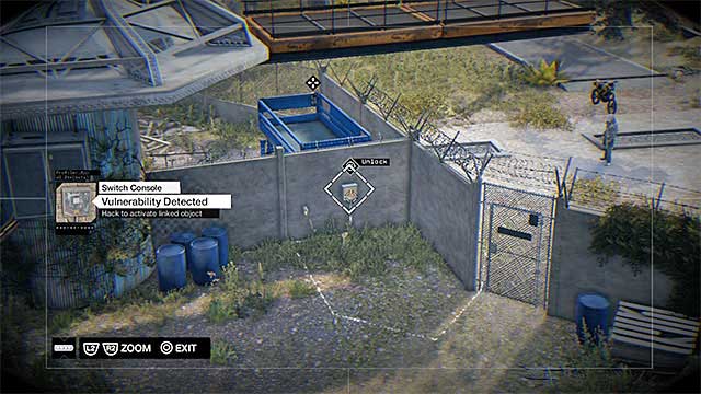 The gate switch - Mission 1 (Hope Is a Sad Thing) | Main missions - Act III - Main missions - Act III - Watch Dogs Game Guide