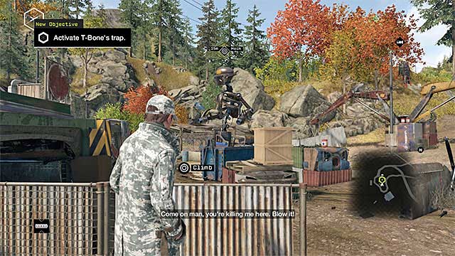 Use the hacking button - Mission 1 (Hope Is a Sad Thing) | Main missions - Act III - Main missions - Act III - Watch Dogs Game Guide