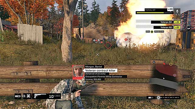 You can detonate the big, white fuel tank - Mission 1 (Hope Is a Sad Thing) | Main missions - Act III - Main missions - Act III - Watch Dogs Game Guide