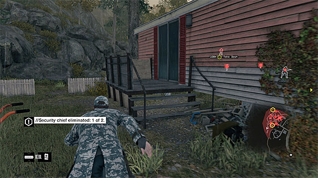 Carefully, move towards the next security chief - Mission 2 (A Pit of Paranoia) | Main missions - Act III - Main missions - Act III - Watch Dogs Game Guide