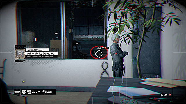 In order to unlock the North-Eastern gate, you need to start hacking into the successive surveillance cameras in the facility - Mission 4 (The Future Is In Blume) | Main missions - Act III - Main missions - Act III - Watch Dogs Game Guide