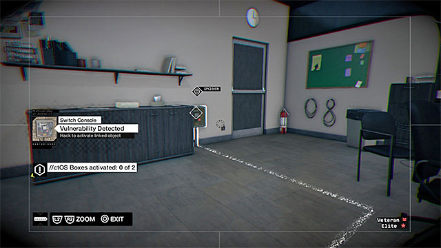 Te box is on the left - Mission 4 (The Future Is In Blume) | Main missions - Act III - Main missions - Act III - Watch Dogs Game Guide