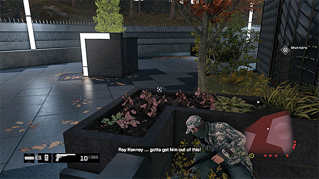 You can hide behind the low walls and attack the enemies by surprise - Mission 4 (The Future Is In Blume) | Main missions - Act III - Main missions - Act III - Watch Dogs Game Guide