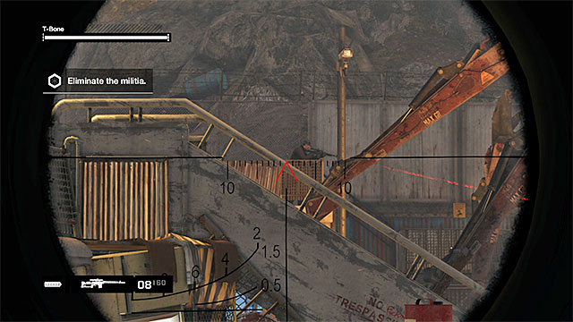 You can eliminate opponents by shooting to them at a long range - Mission 5 (For the Portfolio) | Main missions - Act III - Main missions - Act III - Watch Dogs Game Guide