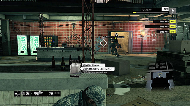 Eliminate the enemies in the elevator - Mission 6 (By Any Means Necessary) | Main missions - Act III - Main missions - Act III - Watch Dogs Game Guide